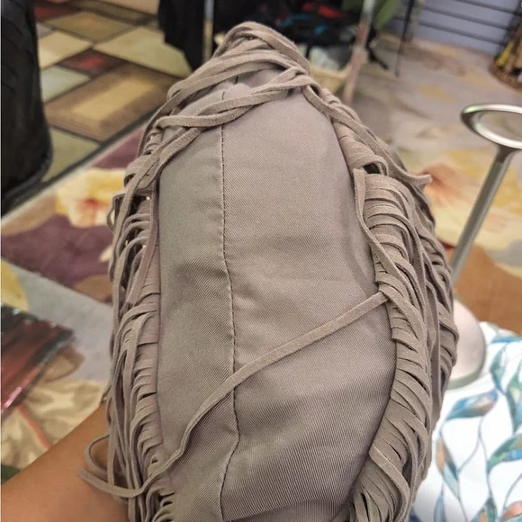 Monserat De Lucca Fringe Bag in taupe - Picture 5 of 11